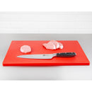 Hygiplas Extra Thick Low Density Chopping Board Red - 450x300x20mm DM004