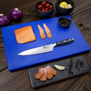 Hygiplas Extra Thick Low Density Chopping Board Blue - 450x300x20mm DM005