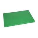 Hygiplas Extra Thick Low Density Chopping Board Green - 450x300x20mm DM006