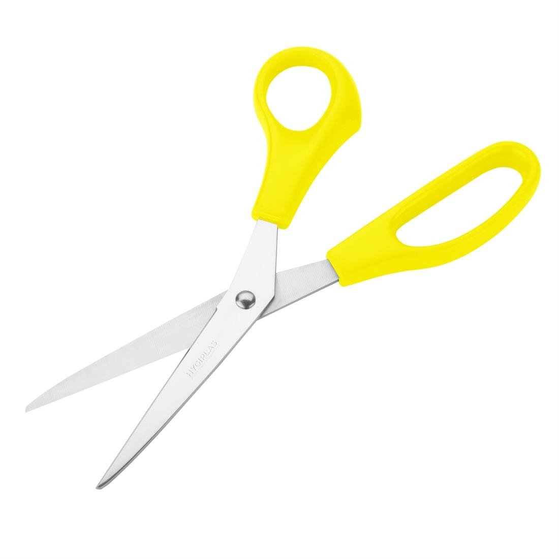 Hygiplas Colour Coded Yellow Scissors DM038