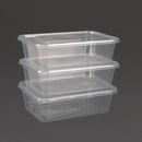 Fiesta Recyclable Medium Plastic Microwave Containers DM182
