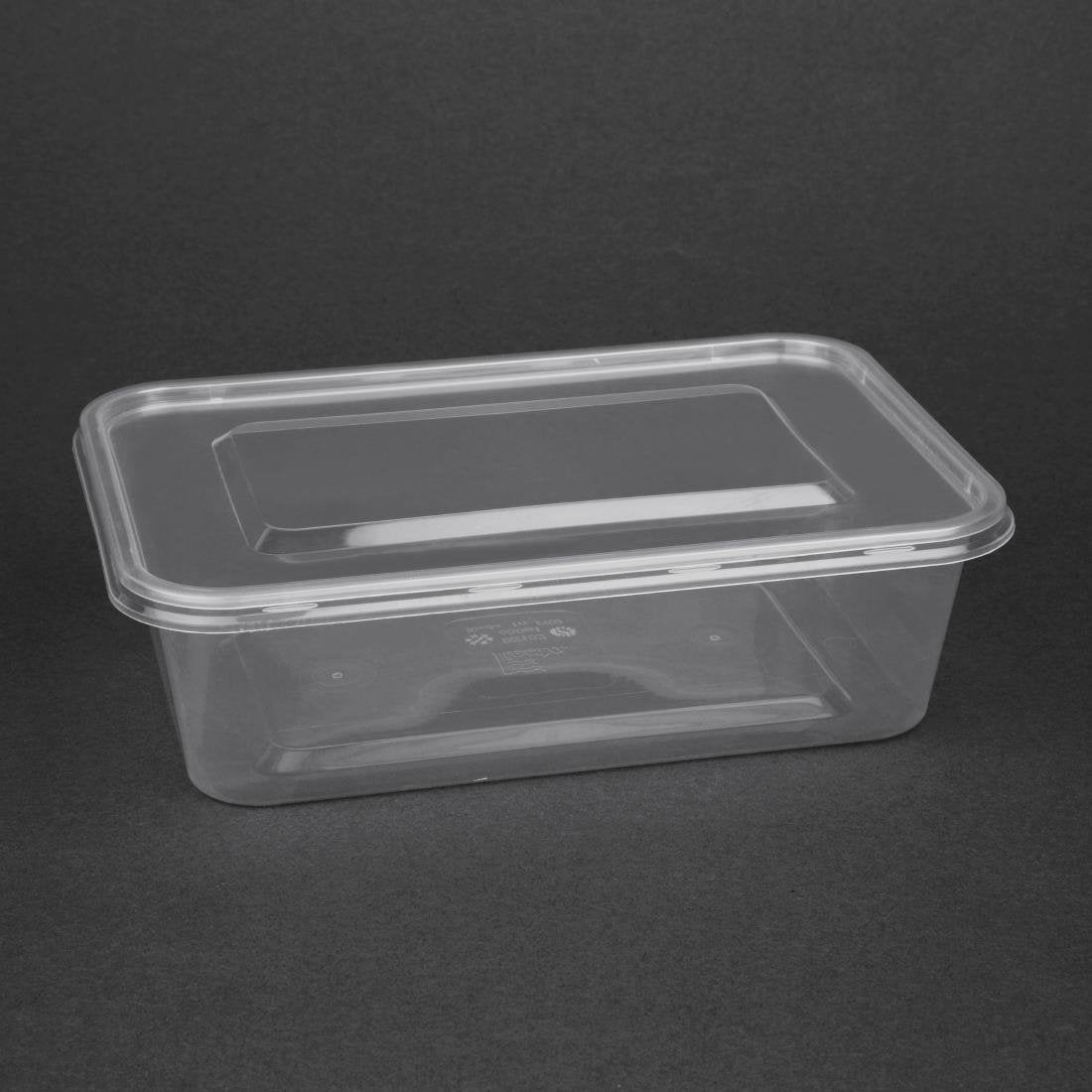 Fiesta Recyclable Medium Plastic Microwave Containers DM182