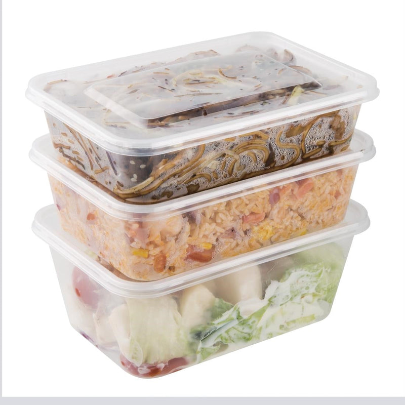 Fiesta Recyclable Medium Plastic Microwave Containers DM182