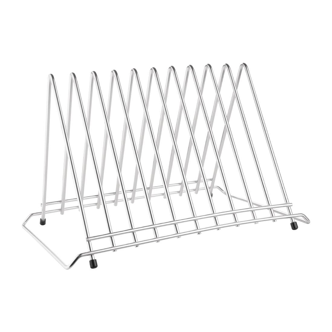 Hygiplas Heavy Duty Chopping Board Rack Stainless Steel 10 slots DP037