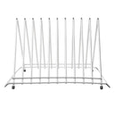 Hygiplas Heavy Duty Chopping Board Rack Stainless Steel 10 slots DP037