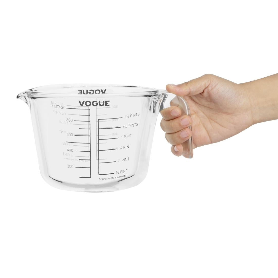 Vogue Glass Measuring Jug - 1000ml DP117