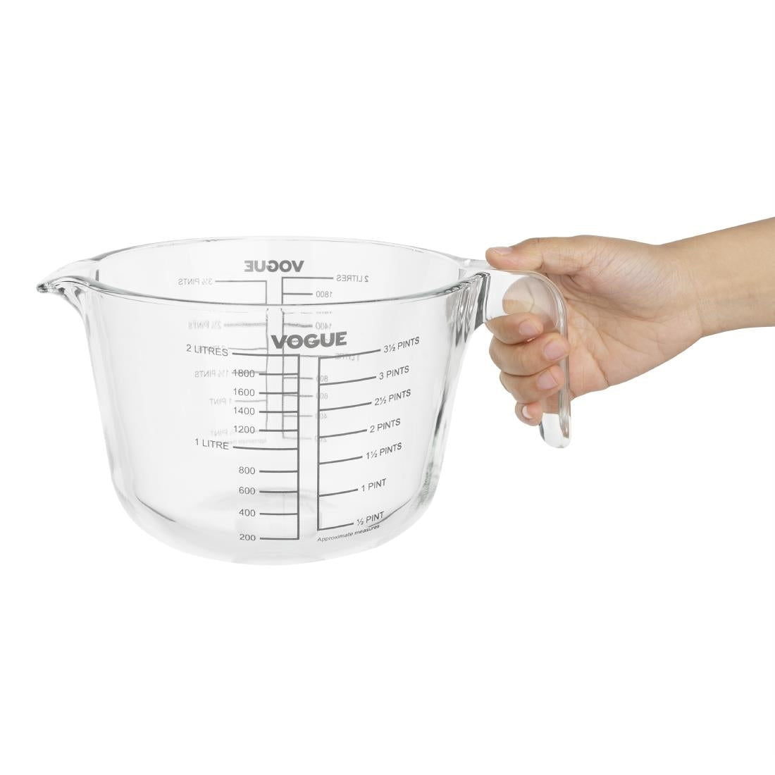 Vogue Glass Measuring Jug - 2000ml DP118