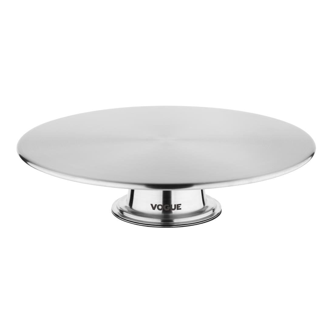Vogue St/St Rotating Cake Stand 30cm DP238