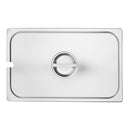 Vogue St/St GN Notched Lid - 1/1 DP250