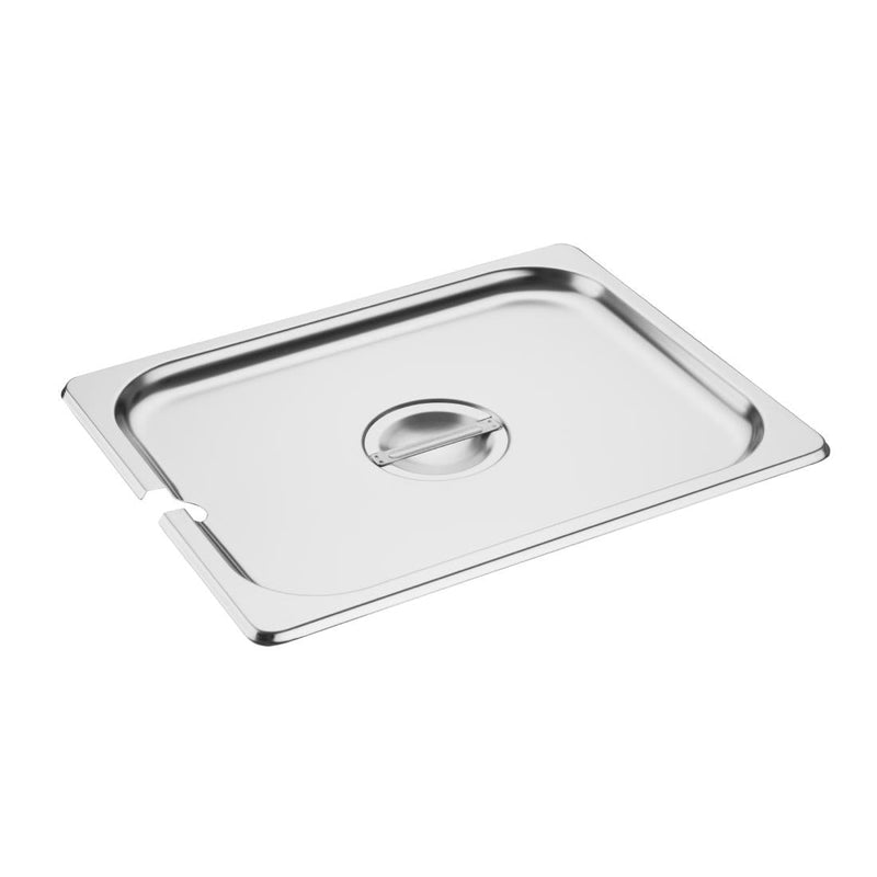 Vogue St/St GN Notched Lid - 1/2 DP251