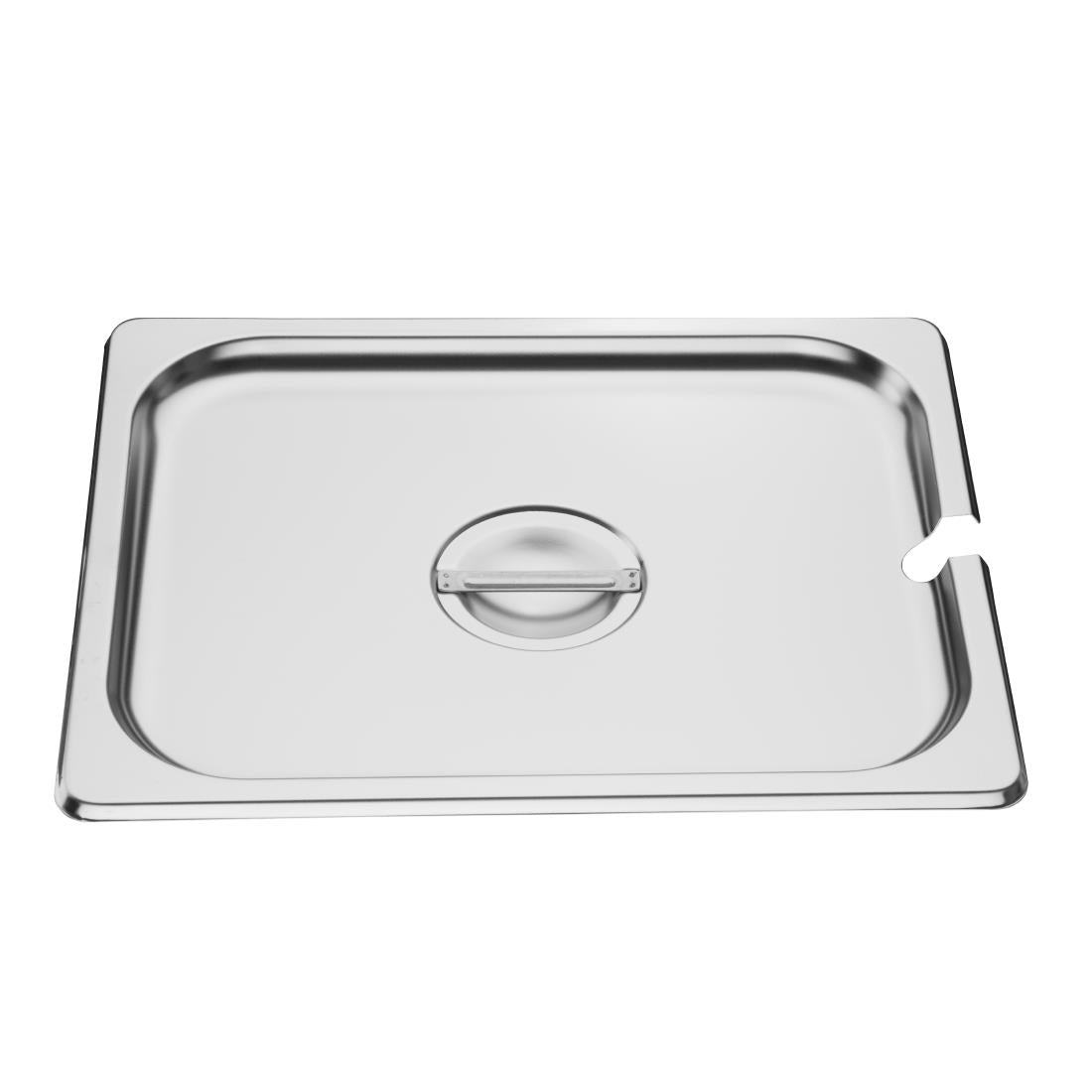Vogue St/St GN Notched Lid - 1/2 DP251