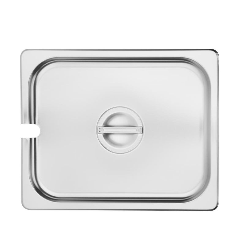 Vogue St/St GN Notched Lid - 1/2 DP251