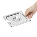 Vogue Notched Lid St/St - GN 1/6 DP255