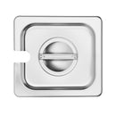 Vogue Notched Lid St/St - GN 1/6 DP255