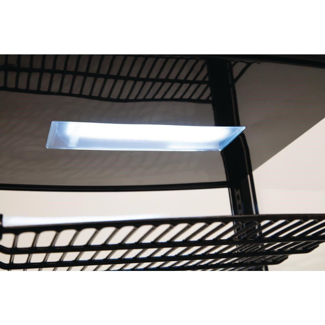 Polar C-Series Energy Efficient Curved Door Display Fridge Black - 86Ltr CX574-A