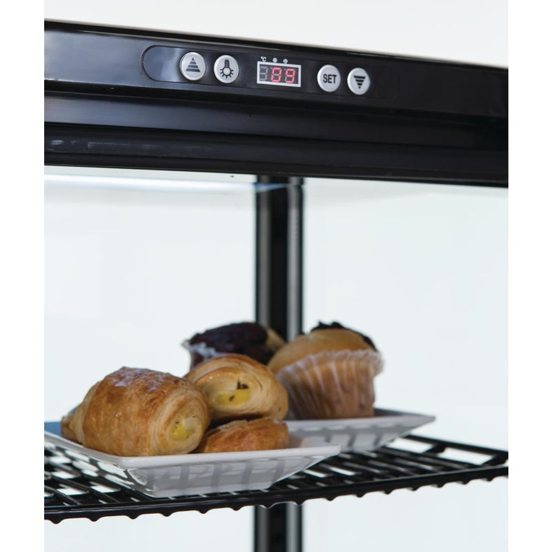 Polar C-Series Energy Efficient Curved Door Display Fridge Black - 235Ltr CX573-A
