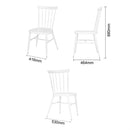 Bolero Windsor Aluminium White Chairs White (4 Pack) DP718