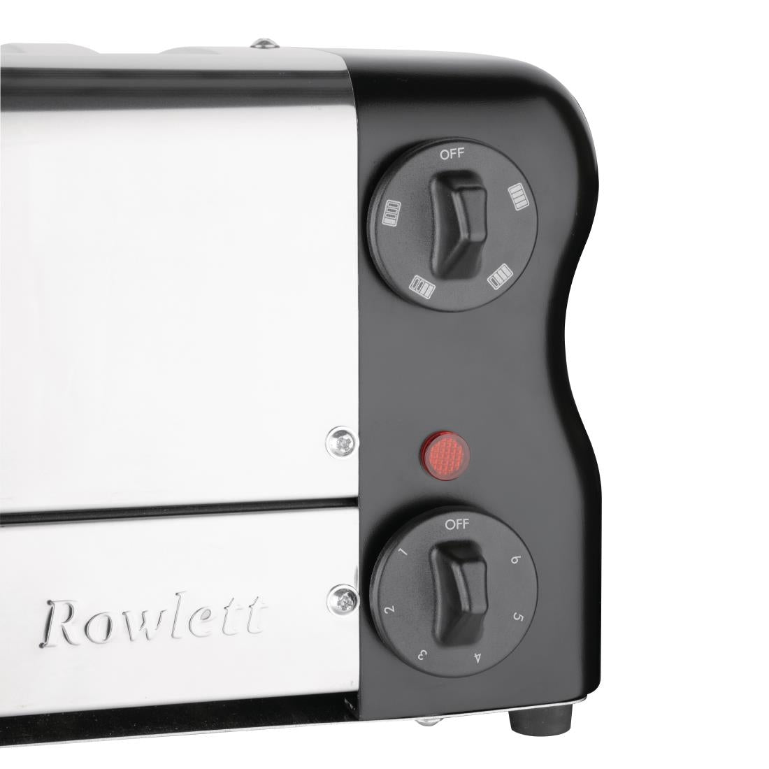 Rowlett Esprit 4 Slot Toaster Jet Black with Elements & Sandwich Cage CH183-A