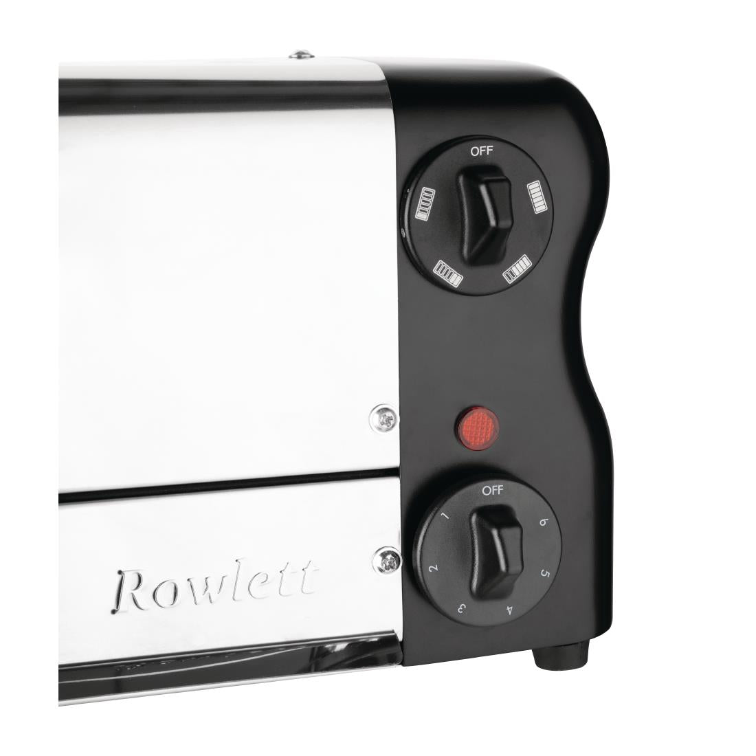 Rowlett Esprit 6 Slot Toaster Jet Black with Elements & Sandwich Cage CH187-A