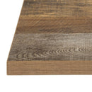 Bolero Pre-Drilled Square Table Top Urban Dark 600mm DR821