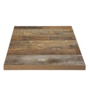 Bolero Pre-Drilled Square Table Top Urban Dark 700mm DR823