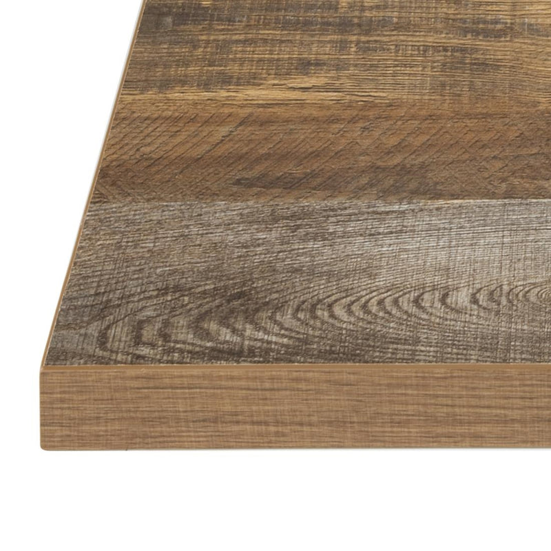 Bolero Pre-Drilled Square Table Top Urban Dark 700mm DR823
