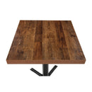 Bolero Pre-Drilled Square Table Top Urban Dark 700mm DR823