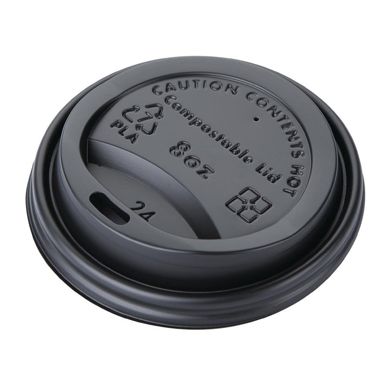 Fiesta Compostable Hot Cup Lids 225ml (Pack of 1000) DS052