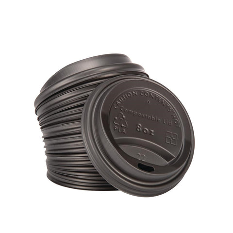 Fiesta Compostable Hot Cup Lids 225ml (Pack of 1000) DS052