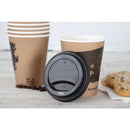 Fiesta Compostable Hot Cup Lids 340ml Pack of 50 DS055