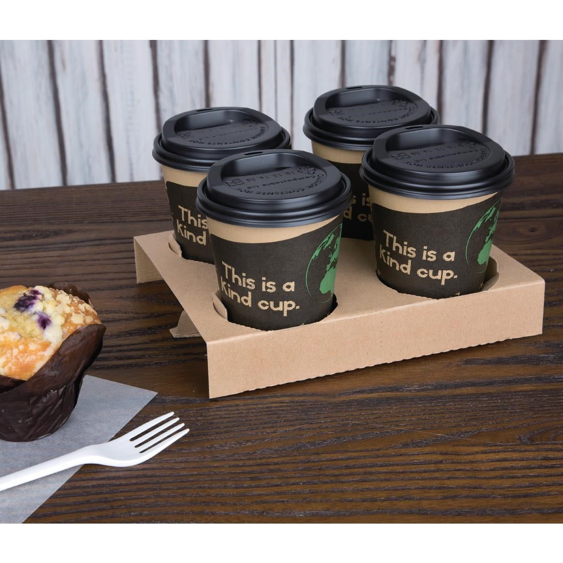 Fiesta Compostable Hot Cups Single Wall 340ml Pack of 1000 DS058