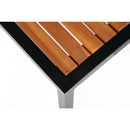 Bolero Steel & Acacia Side Chairs (Pack of 4) DS150