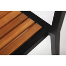 Bolero Steel & Acacia Side Chairs (Pack of 4) DS150