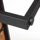 Bolero Acacia Wood and Steel Industrial Benches 1600mm (Pack of 2) DS158