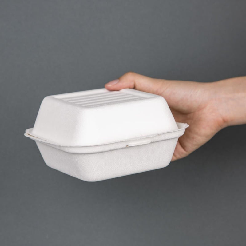 Fiesta Compostable Hinged Container 153mm DW247