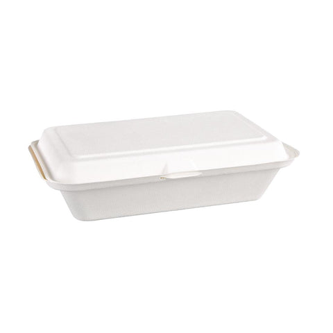 Fiesta Compostable Hinged Container 248mm (Pack of 250) DW249