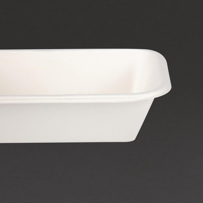 Fiesta Compostable Bagasse Food Trays 910ml (Pack of 50) DW349