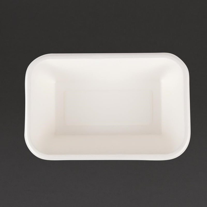 Fiesta Compostable Bagasse Food Trays 910ml (Pack of 50) DW349