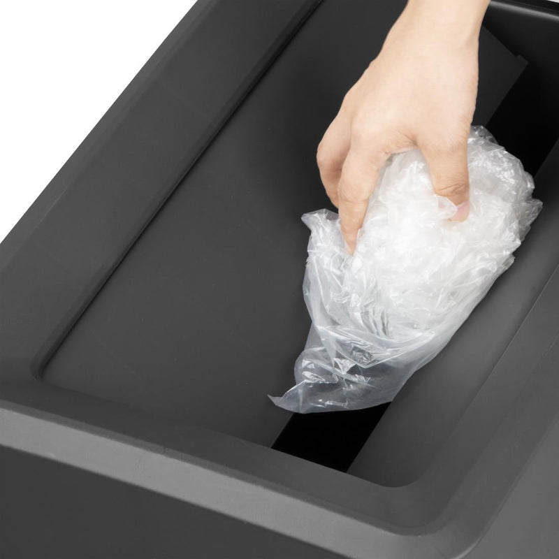 Jantex 60/80Ltr Slim Bin Lid Black DX179