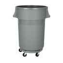 Jantex Heavy-Duty Round Bin Grey 160Ltr DX498