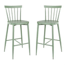 Bolero Windsor Aluminium Green High Stools (2 Pack) DX689