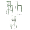 Bolero Windsor Aluminium Green High Stools (2 Pack) DX689