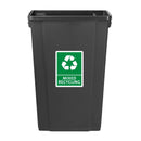 Jantex Slim Bin 80Ltr Black DX966