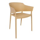Bolero Lorenzo Cafe Chairs Warm Cream (Pack of 2) DX972