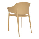 Bolero Lorenzo Cafe Chairs Warm Cream (Pack of 2) DX972