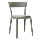 Bolero Mila Café Chairs Moss Grey (2 Pack) DX974