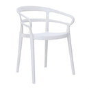 Bolero Mateo Café Chairs White (2 Pack) DX979