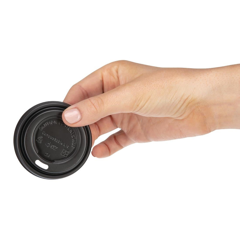 Fiesta Compostable Espresso Cup Lids 114ml / 4oz (Pack of 50) DY982