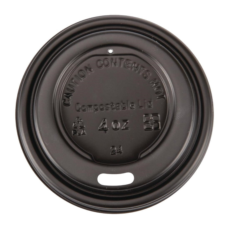Fiesta Compostable Espresso Cup Lids 114ml / 4oz (Pack of 50) DY982