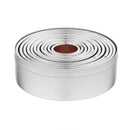 Vogue Round Plain Pastry Cutter Set E013